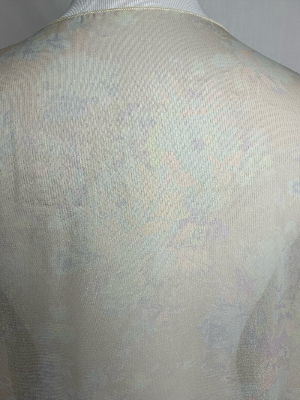 2178 - Silk-Blend Sheer Open Front Robe Jacket-Inside Top and Pants Not Included - Picture 6 of 7